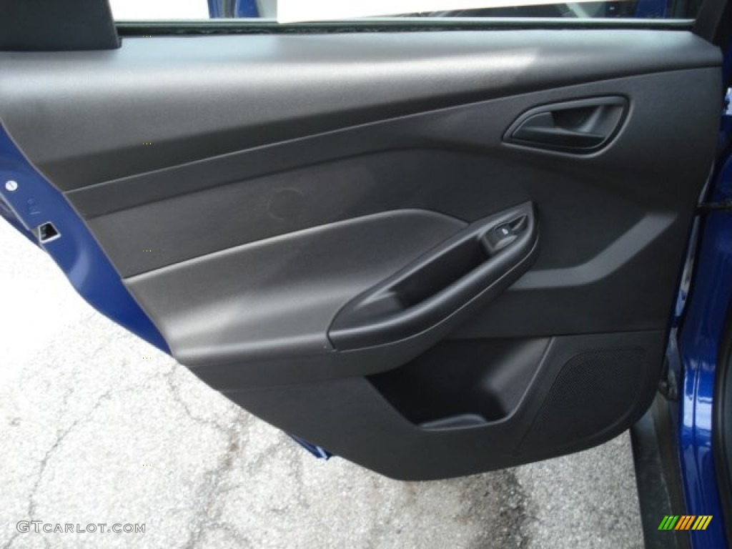 2012 Focus SE SFE Sedan - Sonic Blue Metallic / Charcoal Black photo #14