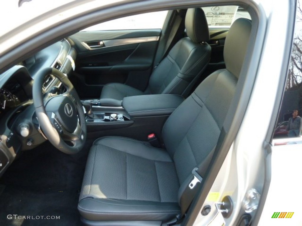 Black Interior 2013 Lexus GS 350 AWD F Sport Photo #62421078