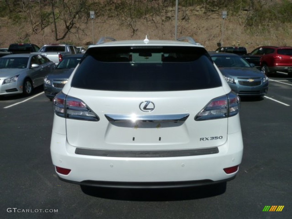 2012 RX 350 AWD - Starfire White Pearl / Black photo #3