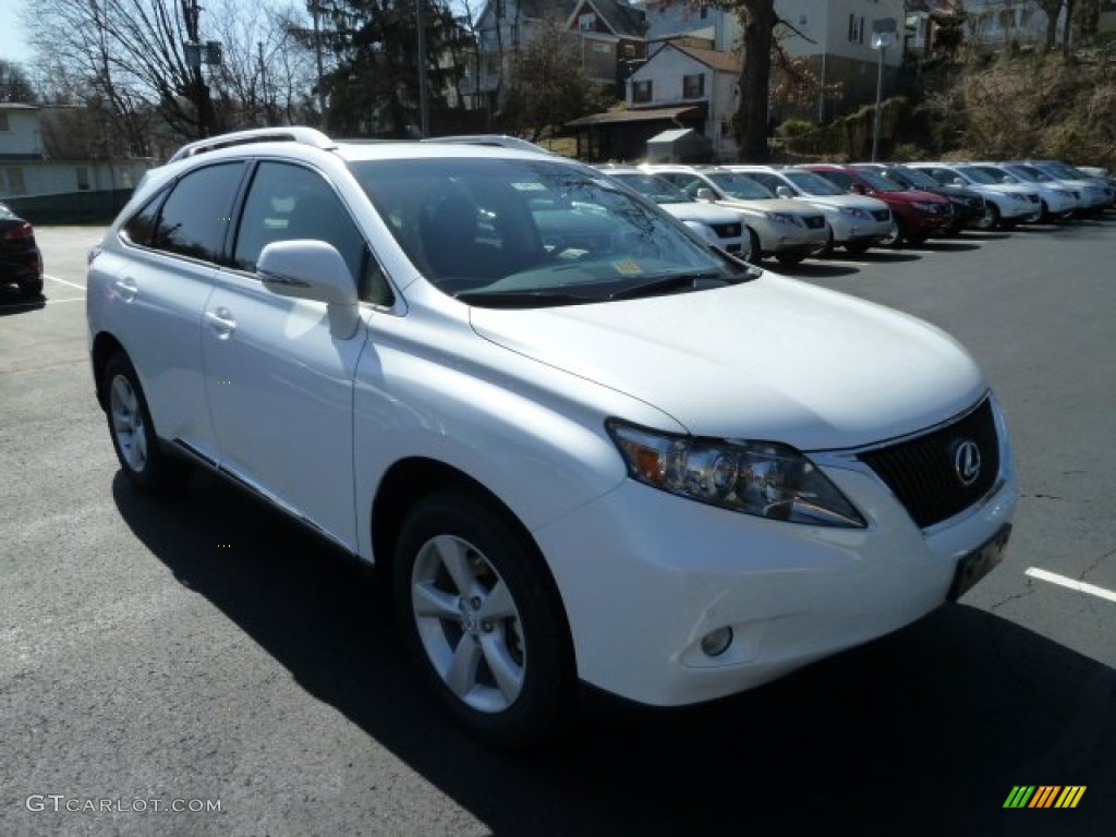 2012 RX 350 AWD - Starfire White Pearl / Black photo #6