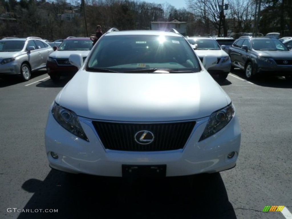 2012 RX 350 AWD - Starfire White Pearl / Black photo #7