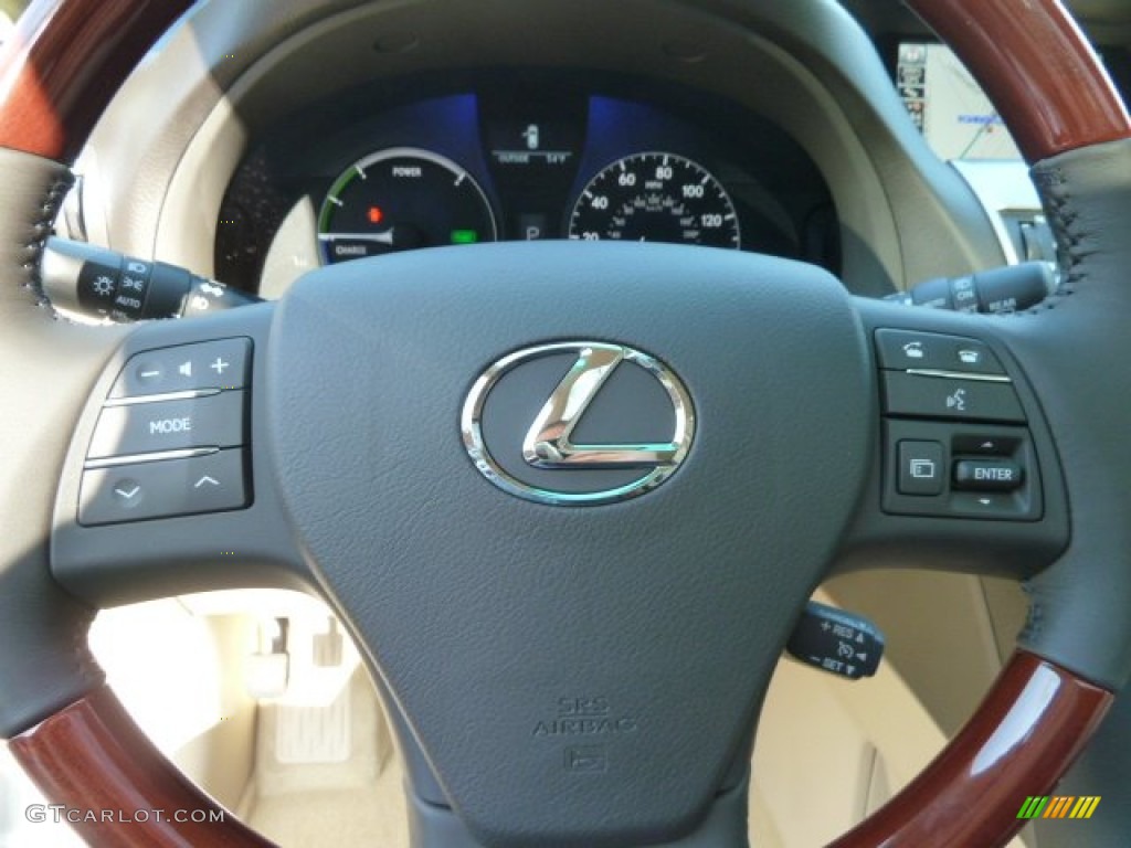 2012 RX 450h AWD Hybrid - Starfire White Pearl / Parchment photo #15
