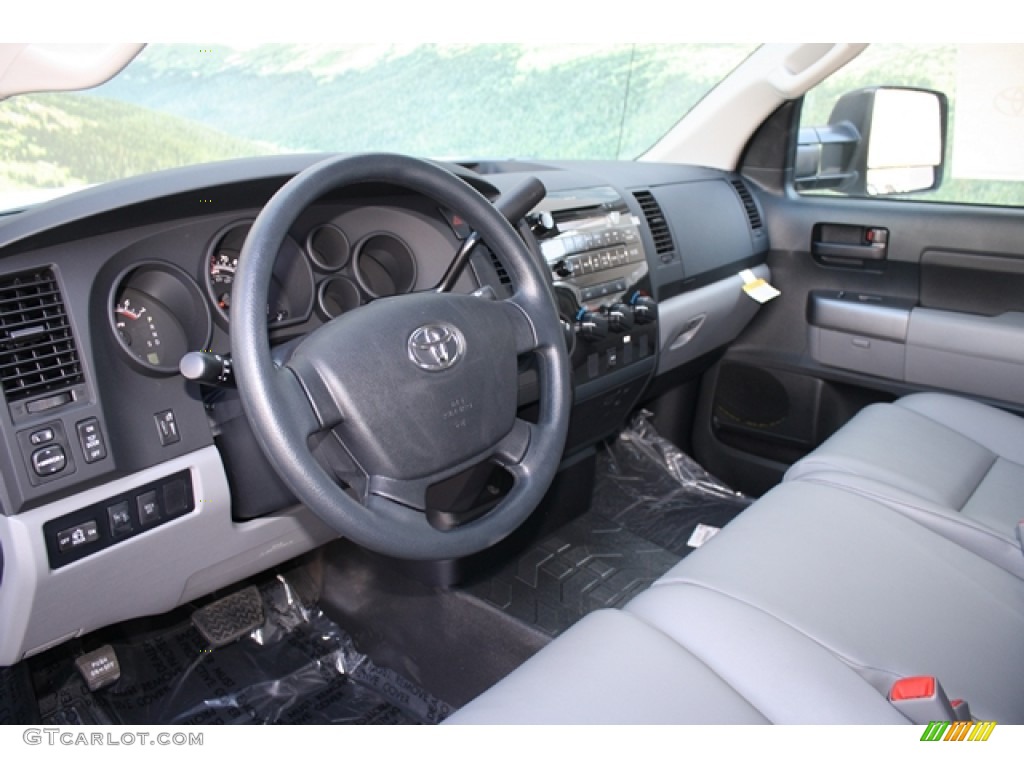 Graphite Interior 2012 Toyota Tundra SR5 Double Cab 4x4 Photo #62422465
