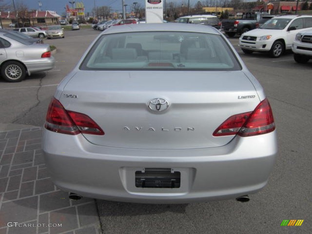2008 Avalon Limited - Classic Silver Metallic / Graphite Gray photo #6