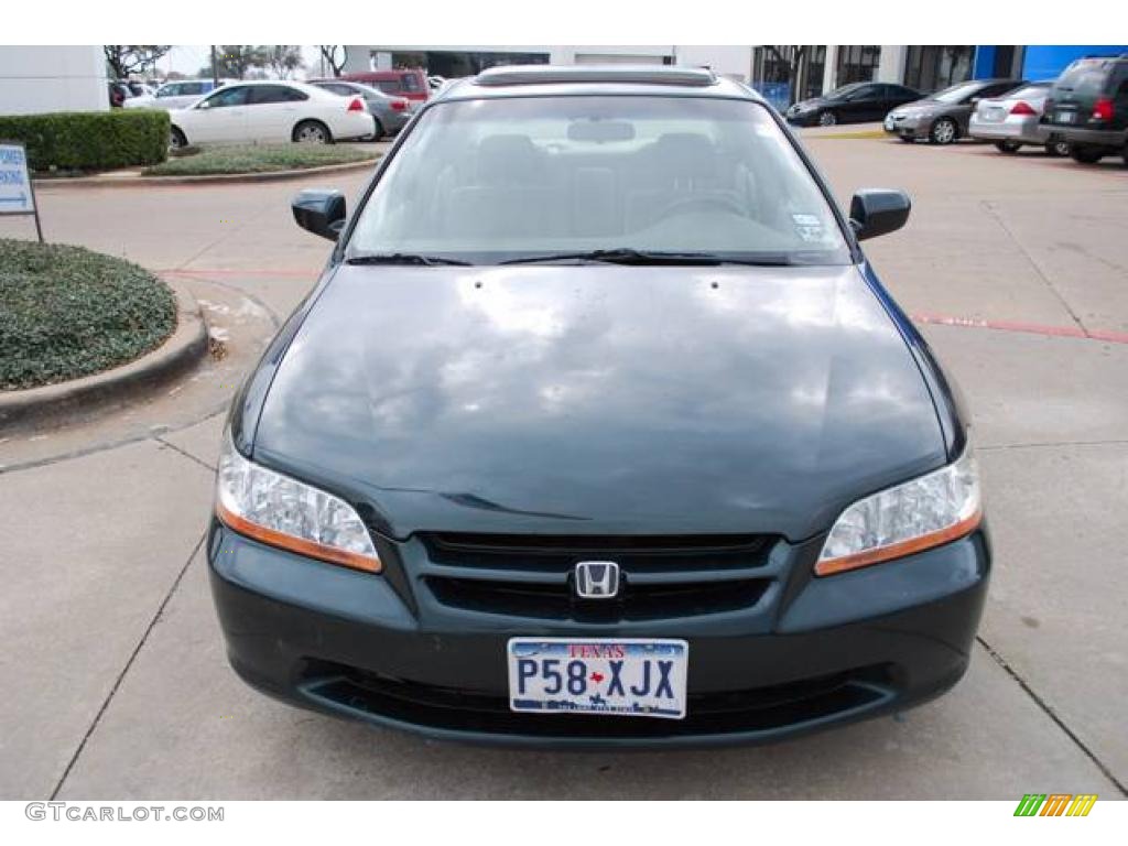 1999 Accord EX Sedan - Dark Emerald Pearl / Ivory photo #2