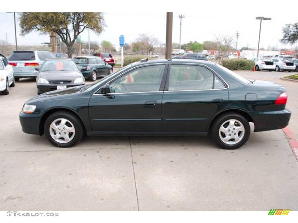 1999 Accord EX Sedan - Dark Emerald Pearl / Ivory photo #4