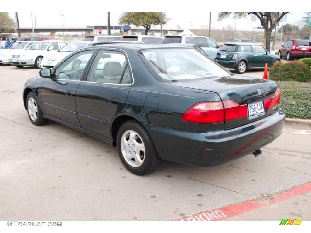 1999 Accord EX Sedan - Dark Emerald Pearl / Ivory photo #5