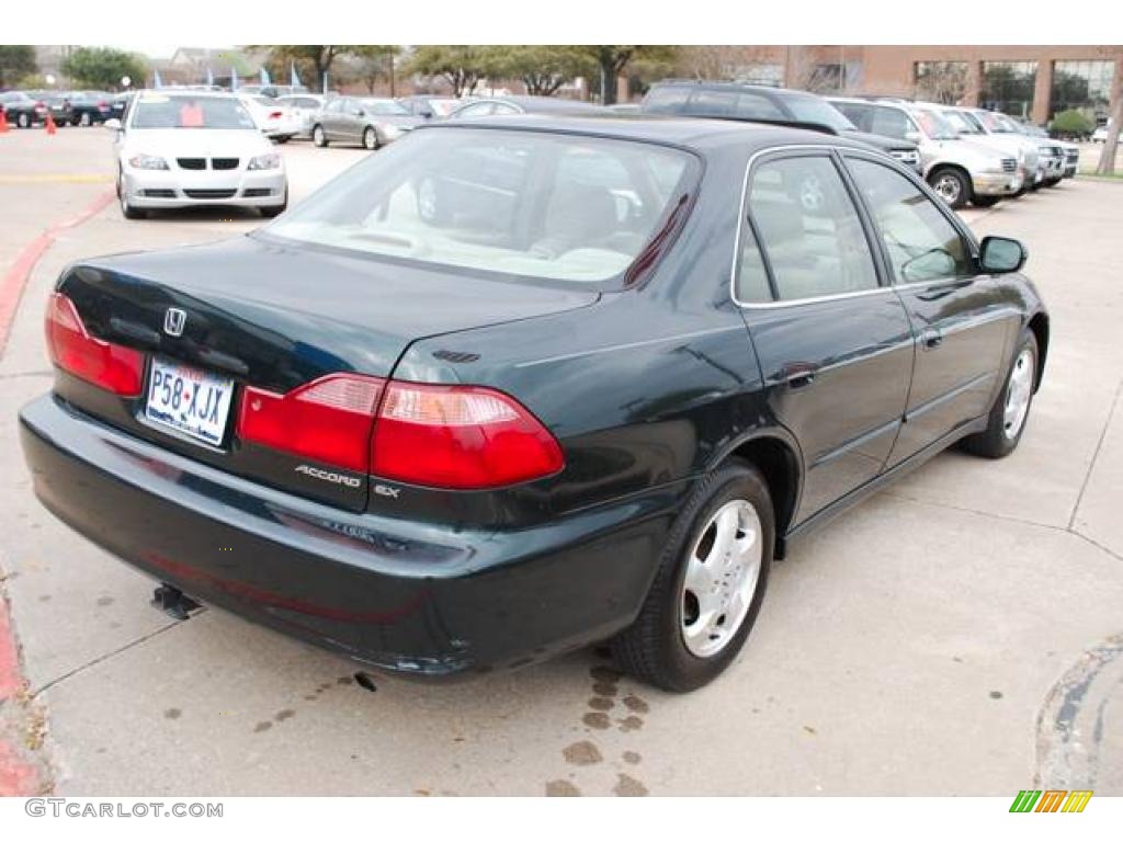 1999 Accord EX Sedan - Dark Emerald Pearl / Ivory photo #7