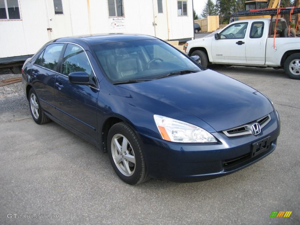 2005 Accord EX-L Sedan - Eternal Blue Pearl / Gray photo #1