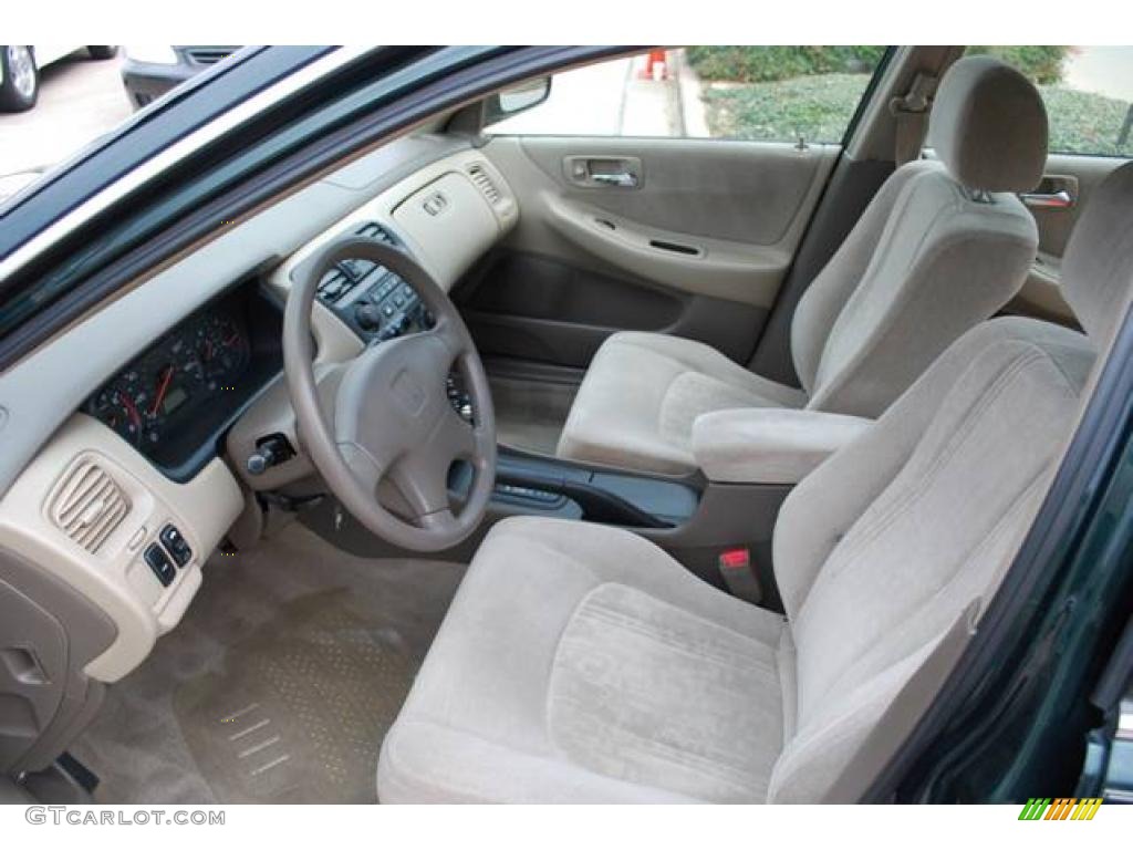 1999 Accord EX Sedan - Dark Emerald Pearl / Ivory photo #15