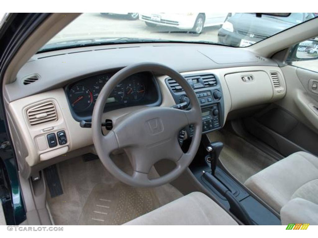 1999 Accord EX Sedan - Dark Emerald Pearl / Ivory photo #17
