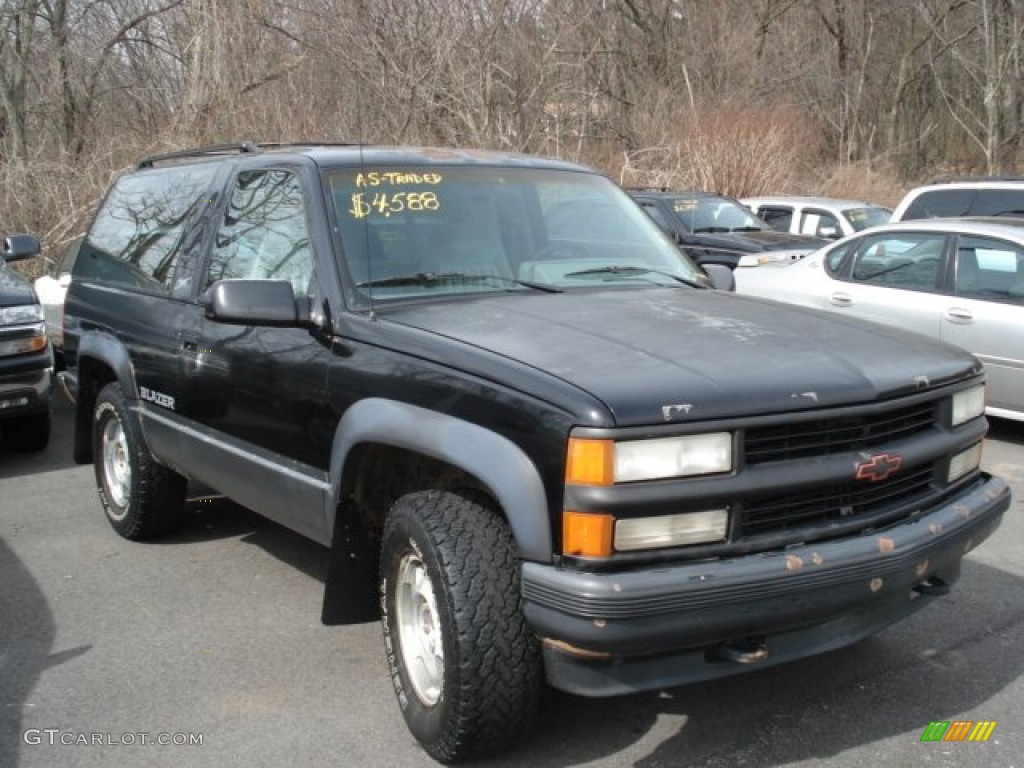 1994 Blazer Sport 4x4 - Black / Gray photo #3