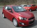 Crystal Red Tintcoat 2012 Chevrolet Sonic LT Hatch Exterior