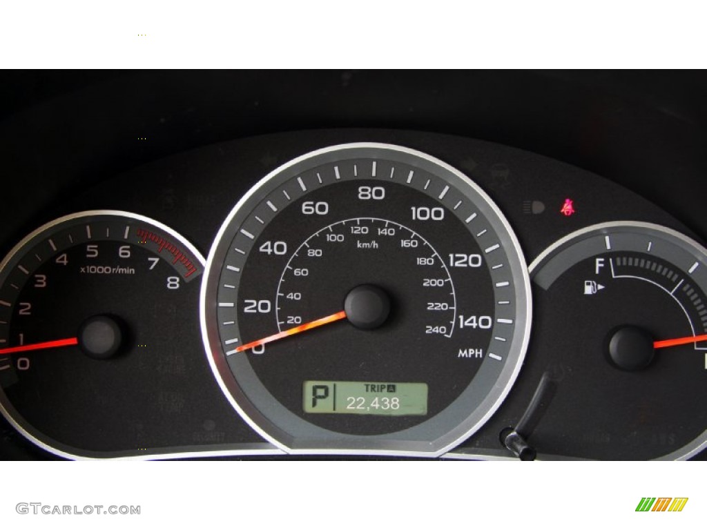 2010 Subaru Impreza 2.5i Wagon Gauges Photo #62424470
