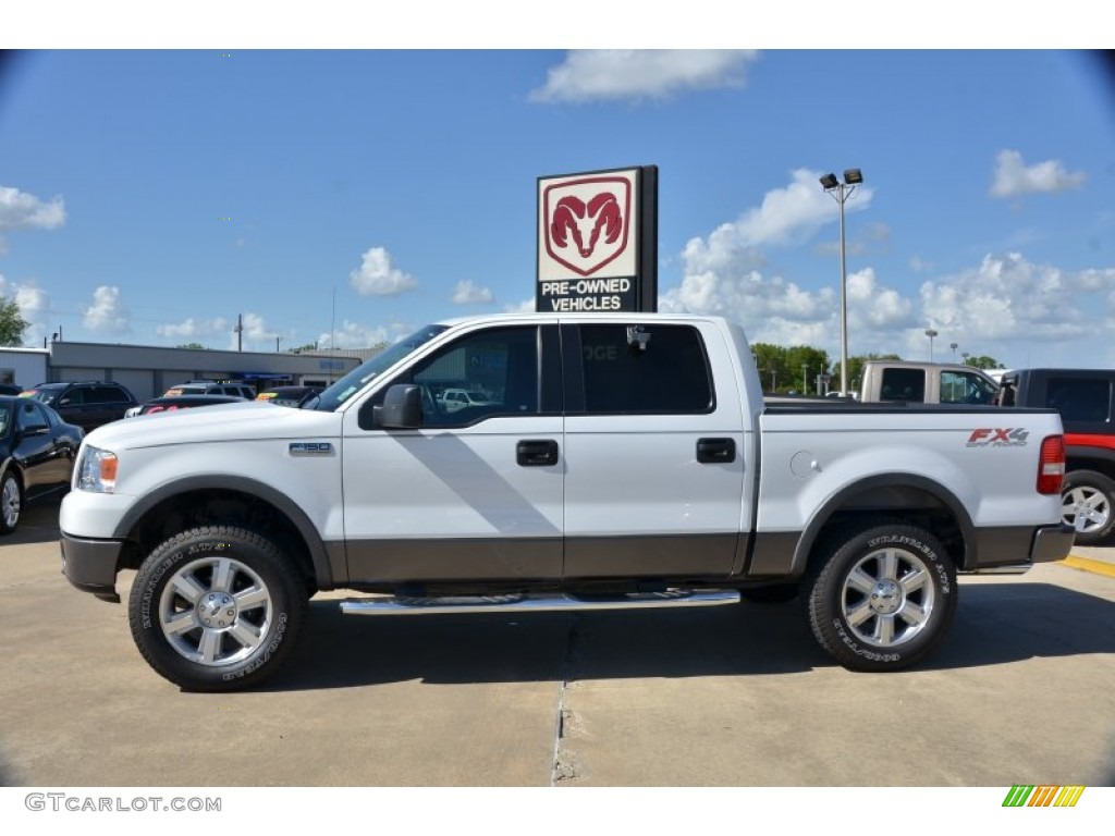 2006 F150 FX4 SuperCrew 4x4 - Oxford White / Black photo #2