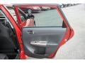 Carbon Black 2008 Subaru Impreza WRX Sedan Door Panel