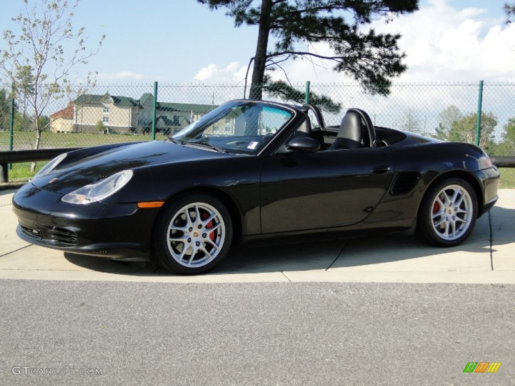 Basalt Black Metallic 2003 Porsche Boxster S Exterior Photo #62425944