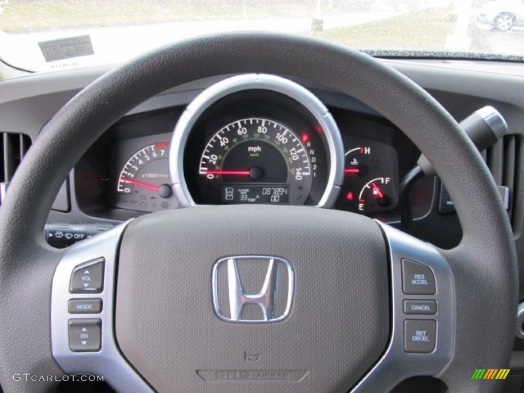 2007 Honda Ridgeline RTS Beige Steering Wheel Photo #62426557