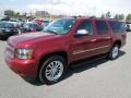 2010 Red Jewel Tintcoat Chevrolet Suburban LTZ 4x4  photo #1