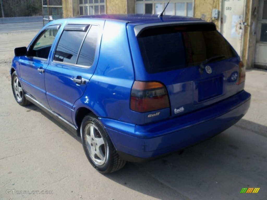 1998 Golf K2 - Porcelain Blue Metallic / K2 Black photo #5