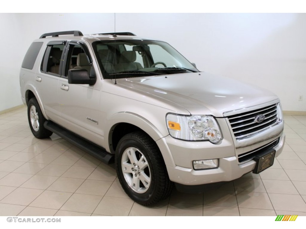 Silver Birch Metallic 2007 Ford Explorer XLT 4x4 Exterior Photo #62428596