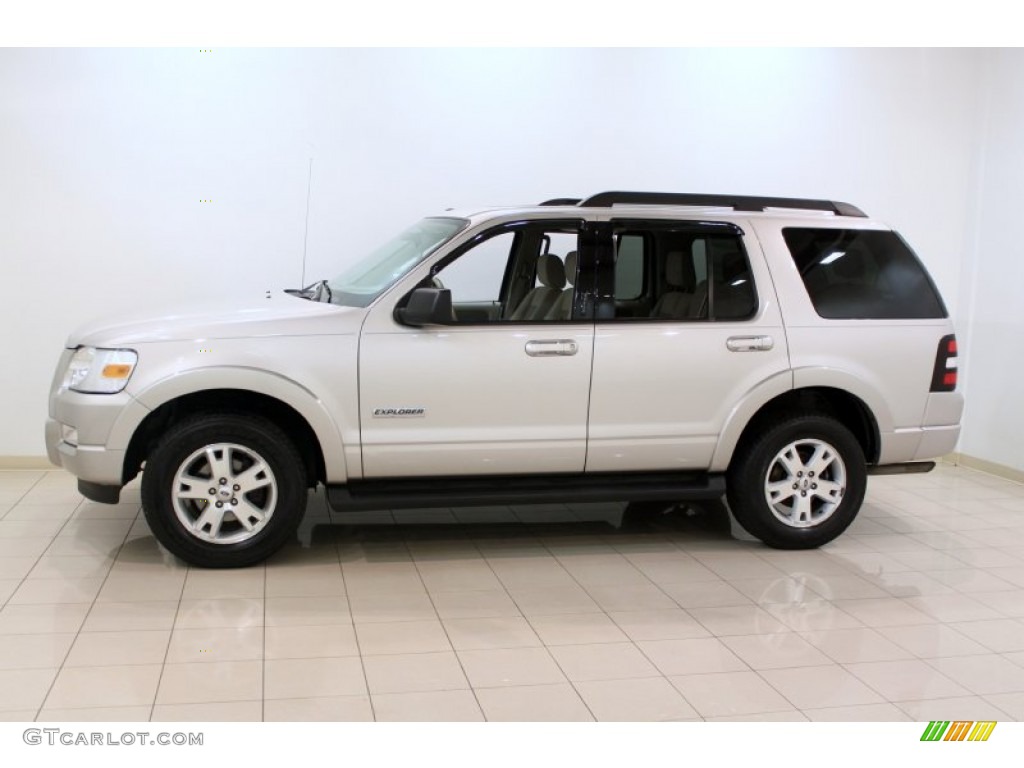 Silver Birch Metallic 2007 Ford Explorer XLT 4x4 Exterior Photo #62428614