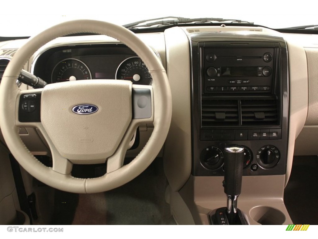 2007 Ford Explorer XLT 4x4 Stone Dashboard Photo #62428725