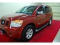 2009 Red Brawn Metallic Nissan Armada SE  photo #3