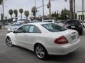 2009 Arctic White Mercedes-Benz CLK 350 Coupe  photo #4