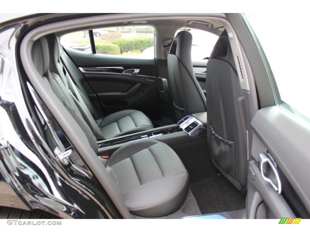 Black Interior 2012 Porsche Panamera S Photo #62430594