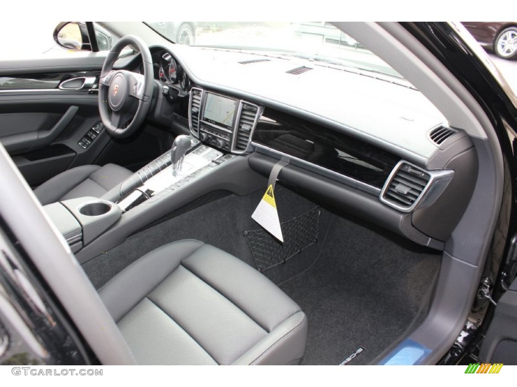 Black Interior 2012 Porsche Panamera S Photo #62430606