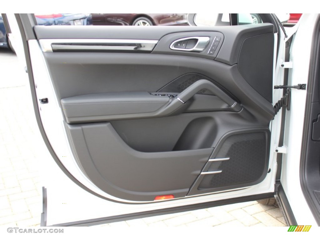 2012 Porsche Cayenne Standard Cayenne Model Black Door Panel Photo #62430702