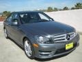 2012 Sapphire Grey Metallic Mercedes-Benz C 250 Sport  photo #1