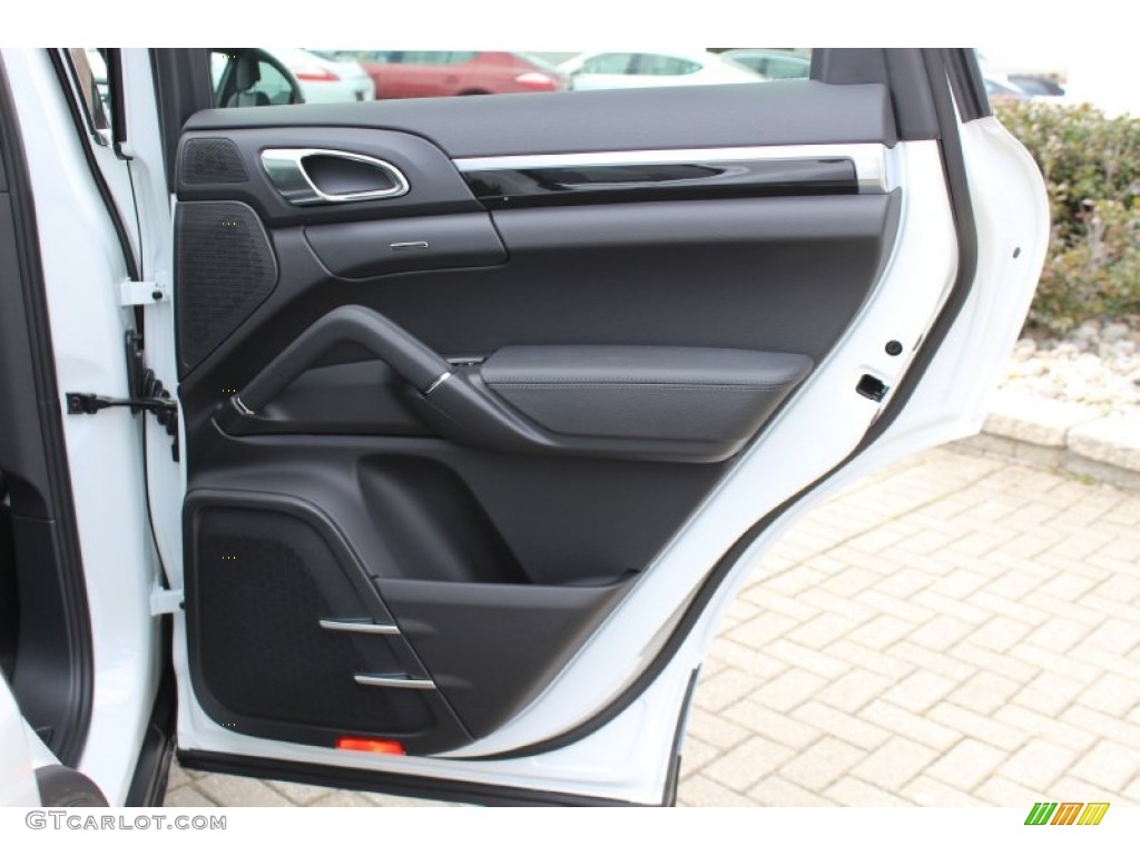 2012 Porsche Cayenne Standard Cayenne Model Black Door Panel Photo #62430810