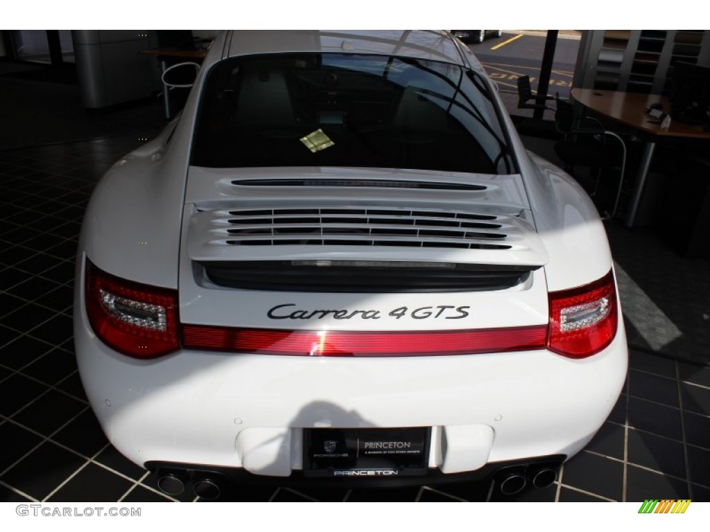 2012 911 Carrera 4 GTS Coupe - Carrara White / Black Leather w/Alcantara photo #5