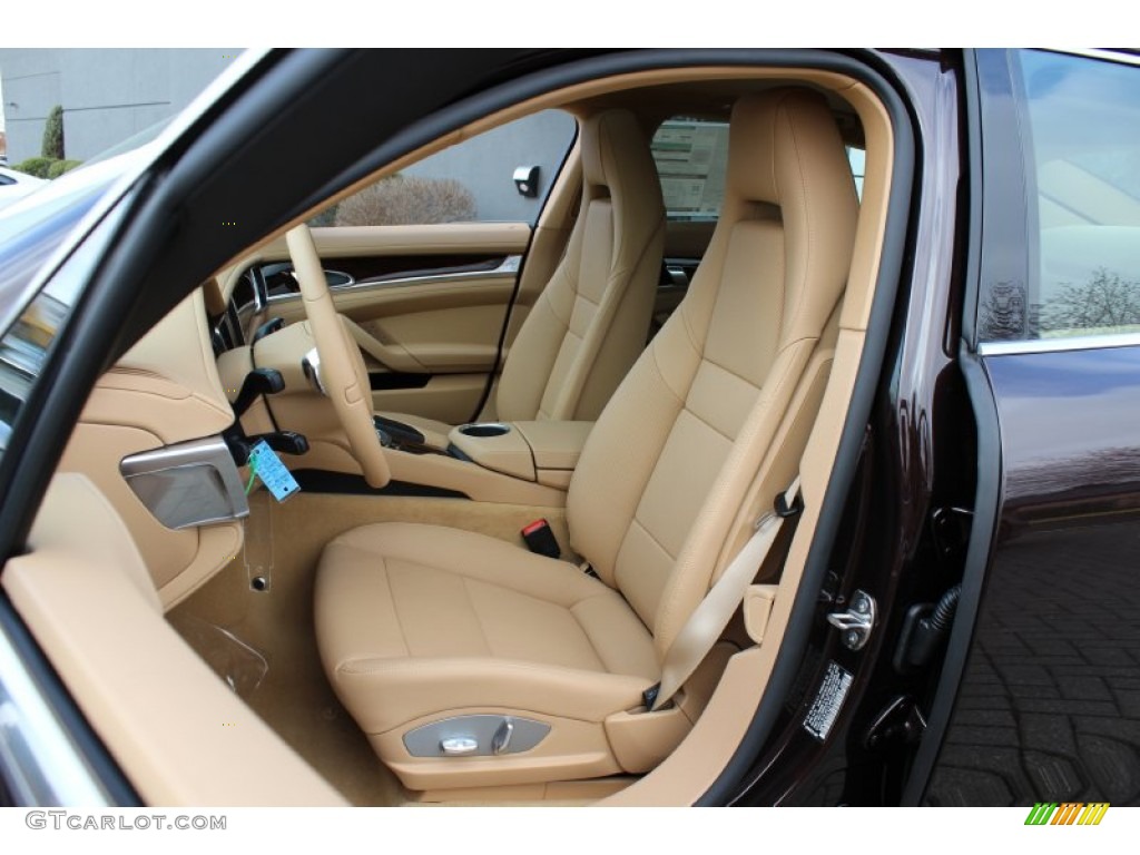 Luxor Beige Interior 2012 Porsche Panamera S Hybrid Photo #62431056