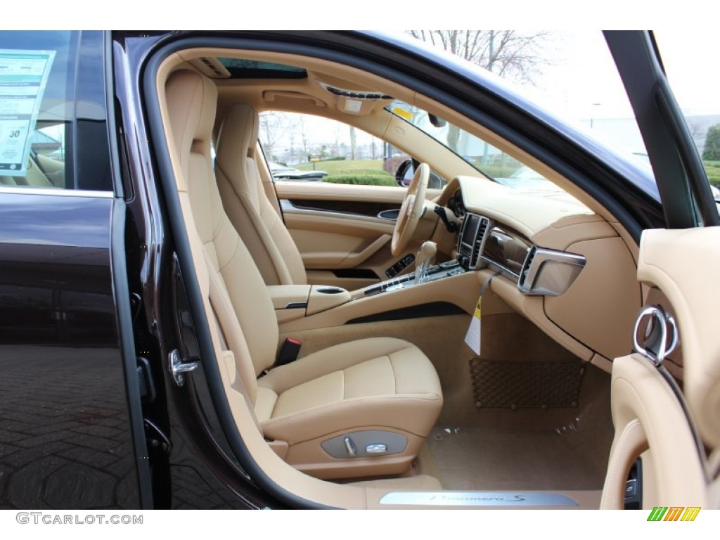 Luxor Beige Interior 2012 Porsche Panamera S Hybrid Photo #62431101