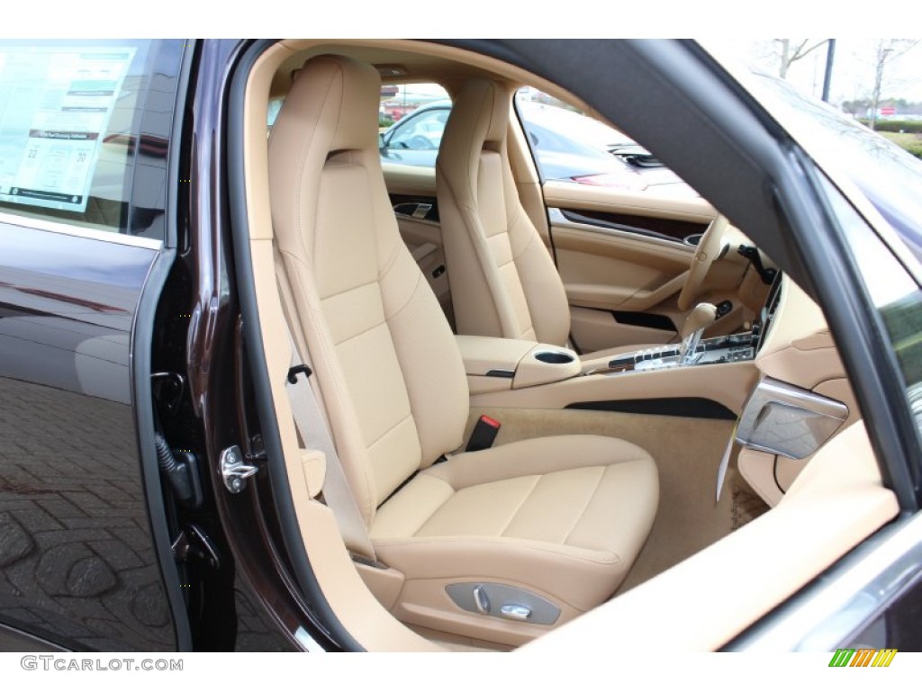 Luxor Beige Interior 2012 Porsche Panamera S Hybrid Photo #62431104