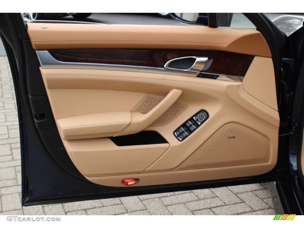 2012 Porsche Panamera Turbo Luxor Beige Door Panel Photo #62431248