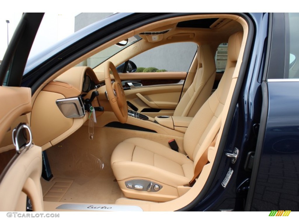 Luxor Beige Interior 2012 Porsche Panamera Turbo Photo #62431257