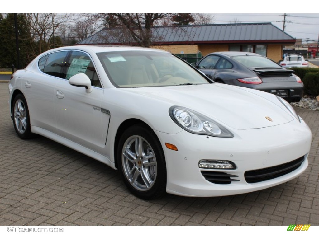 Carrara White 2012 Porsche Panamera S Hybrid Exterior Photo #62431332