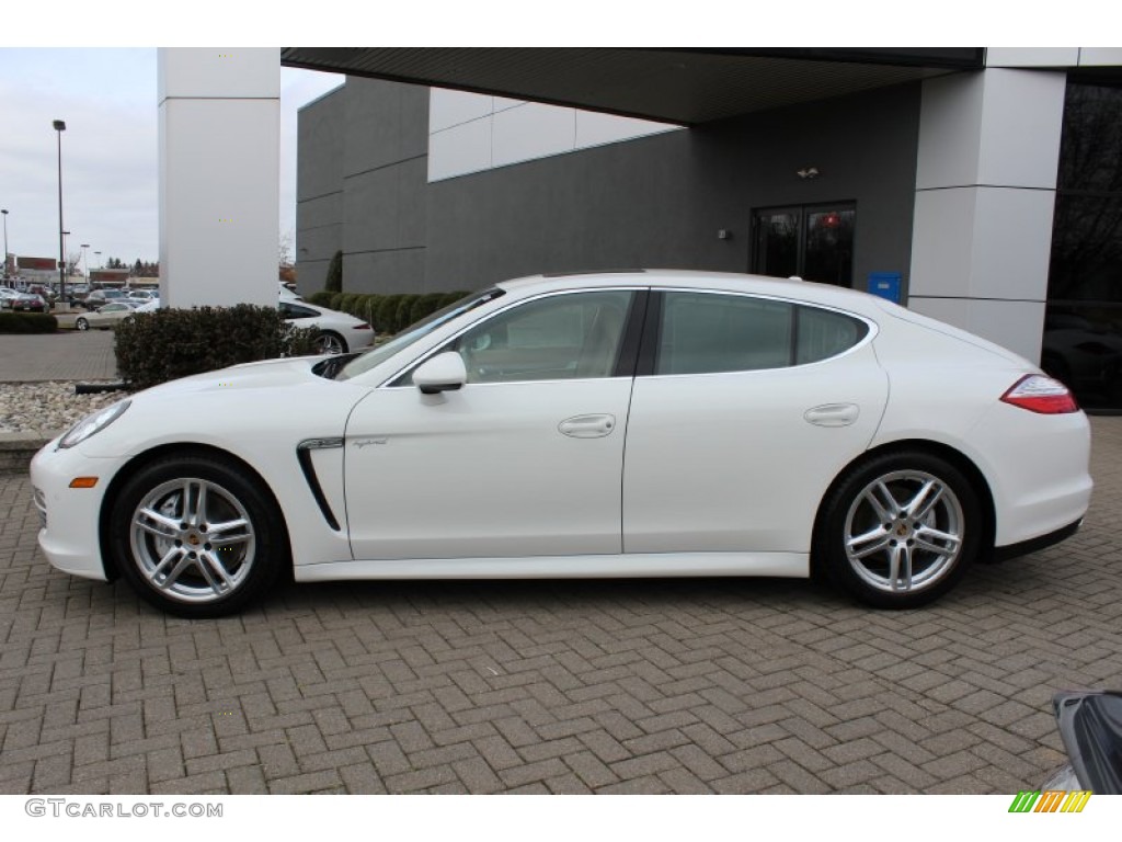 Carrara White 2012 Porsche Panamera S Hybrid Exterior Photo #62431347