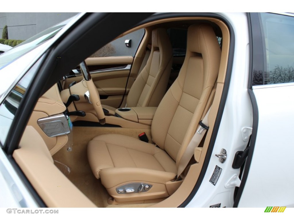 Luxor Beige Interior 2012 Porsche Panamera S Hybrid Photo #62431365