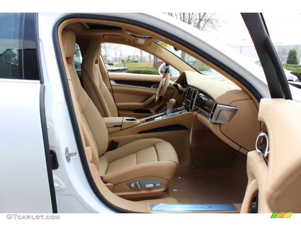 Luxor Beige Interior 2012 Porsche Panamera S Hybrid Photo #62431410