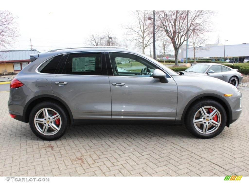 Meteor Grey Metallic 2012 Porsche Cayenne Turbo Exterior Photo #62431440