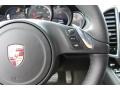 Black 2012 Porsche Cayenne Turbo Steering Wheel