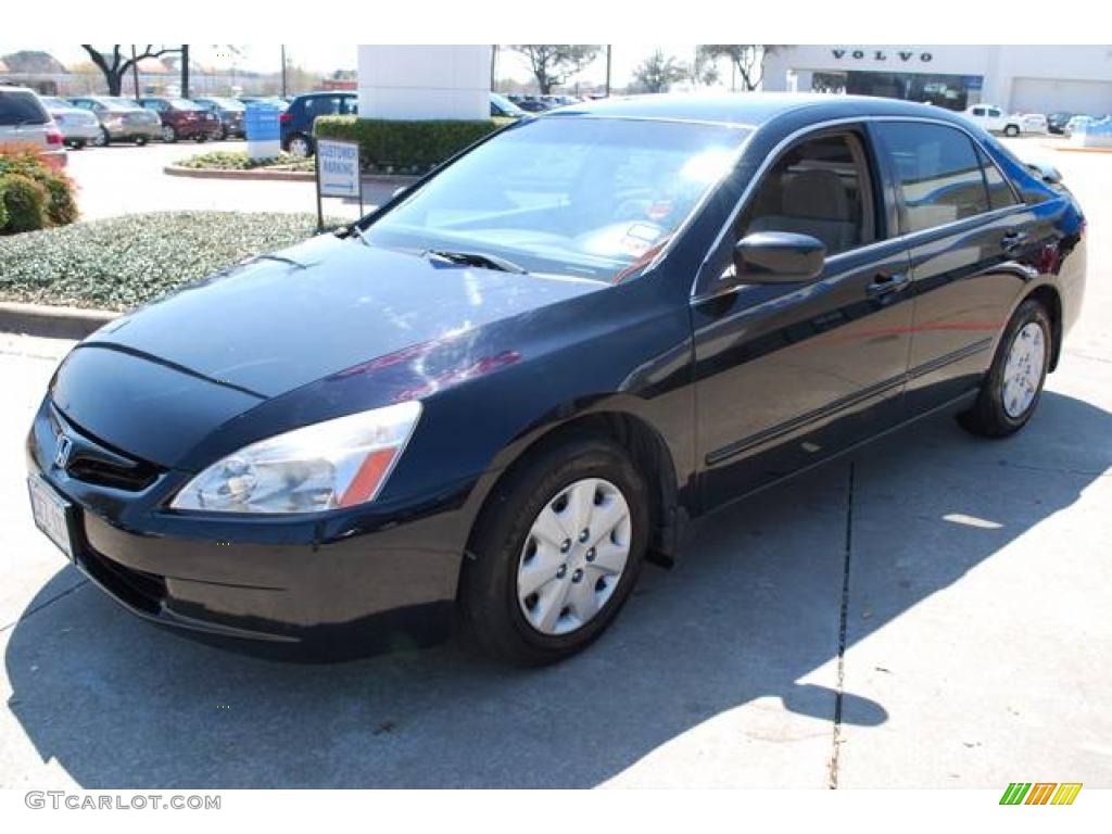 2003 Accord LX Sedan - Eternal Blue Pearl / Ivory photo #3