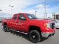 2007 Fire Red GMC Sierra 2500HD SLE Extended Cab 4x4  photo #1