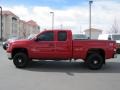 2007 Fire Red GMC Sierra 2500HD SLE Extended Cab 4x4  photo #4