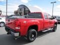 2007 Fire Red GMC Sierra 2500HD SLE Extended Cab 4x4  photo #7